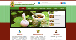 Desktop Screenshot of gaganayurved.com